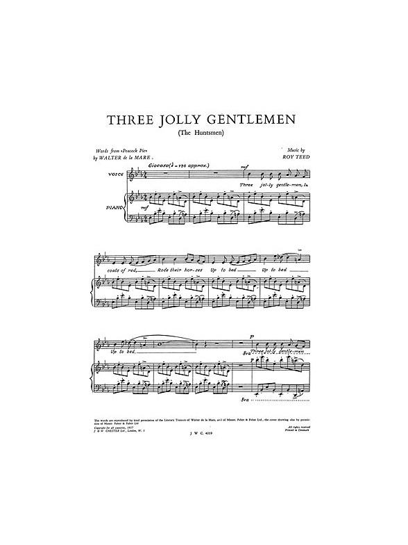 Roy Teed: Three Jolly Gentlemen