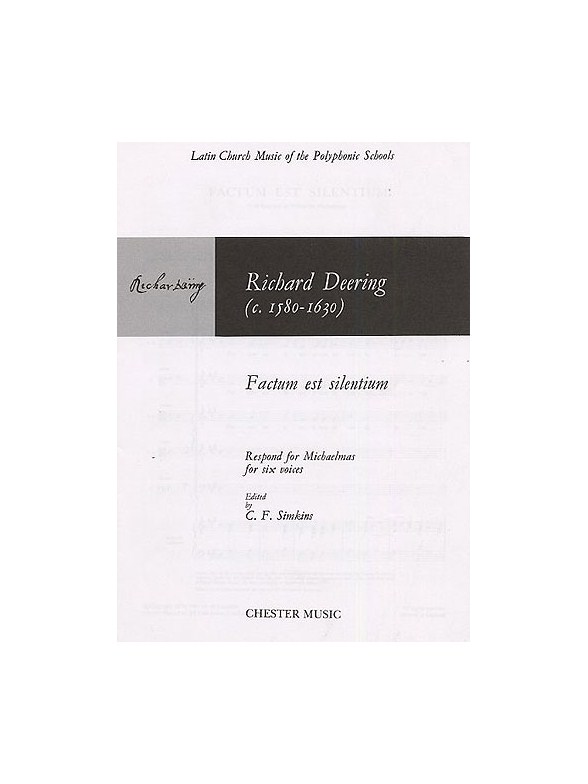Richard Dering: Factum Est Silentium
