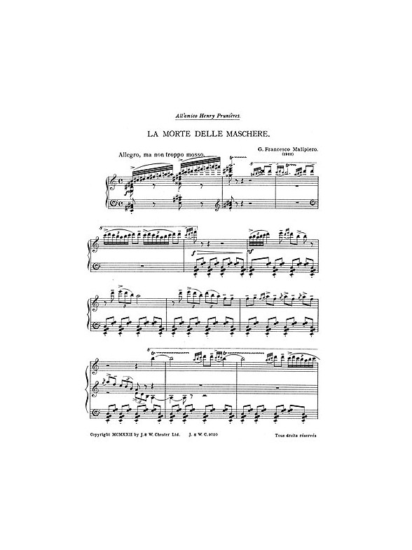 G.Francesco Malipiero: L'Orfeide (Movement 1)