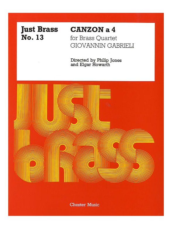 Giovanni Gabrieli: Canzon - Brass Quartet (Just Brass No.13)