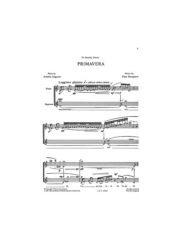 Musgrave: Primavera