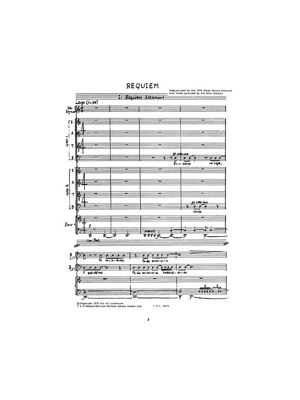 Geoffrey Burgon: Requiem (Vocal Score)