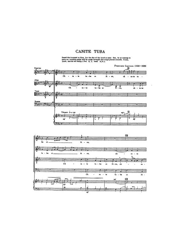 Guerrero Canite Tuba Satb
