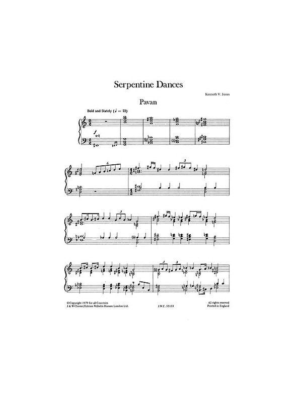 Jones: Serpentine Dances for Harpsichord