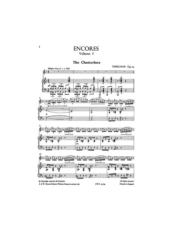 Wye: Flute Encores