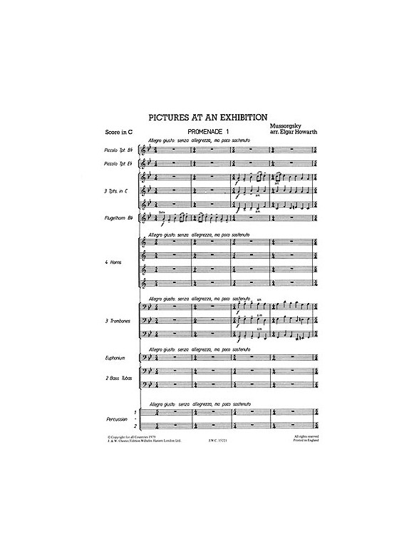 Modest Mussorgsky: Pictures at an Exhibition (Just Brass)