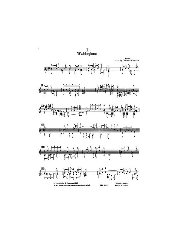 Guitar Solos From Jacobean England