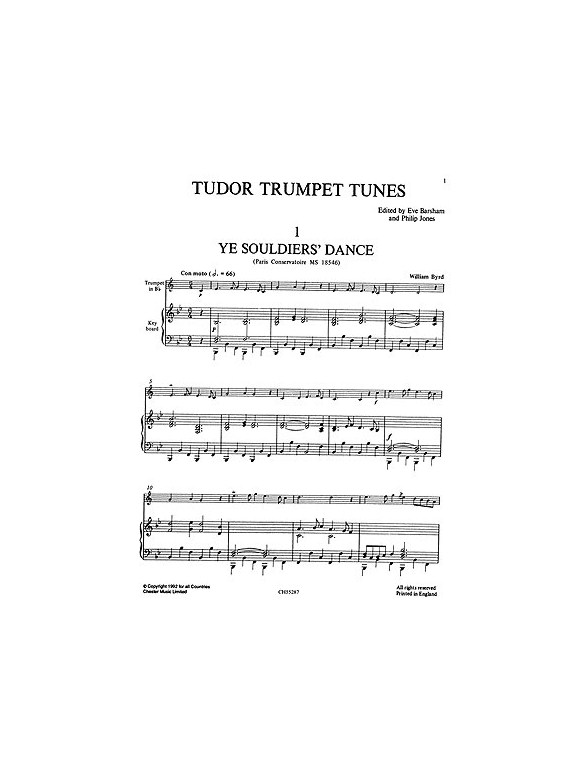 Just Brass: Trumpet Solos Volume 1 - Tudor Trumpet Tunes