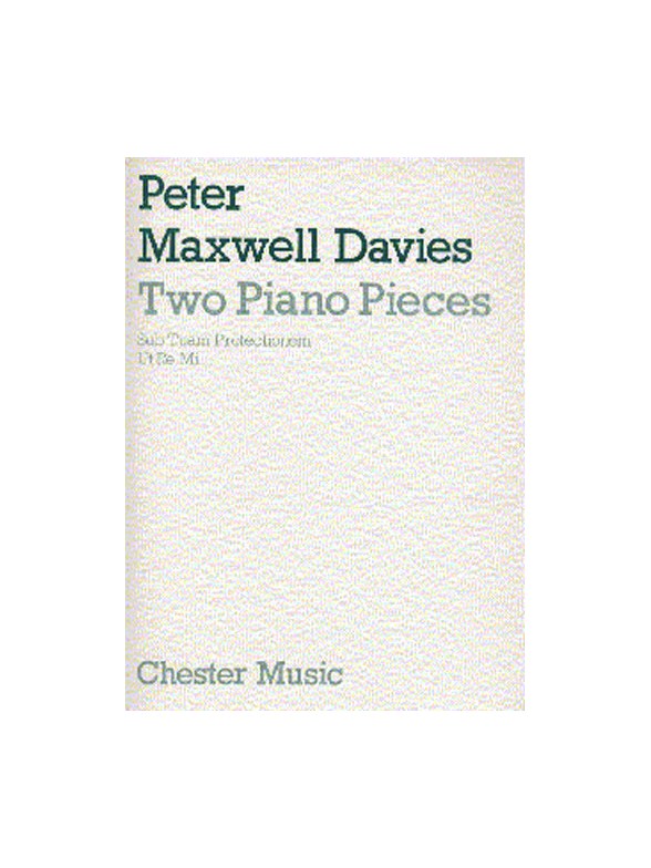 Peter Maxwell Davies: Two Piano Pieces