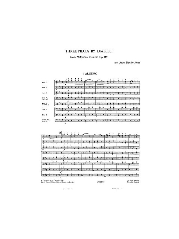 Playstrings Easy No. 1 Three Pieces (Diabelli)