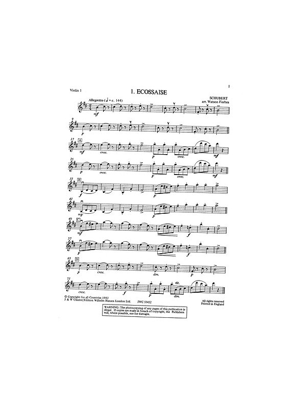 Easy String Quartets Book One (Parts Only)