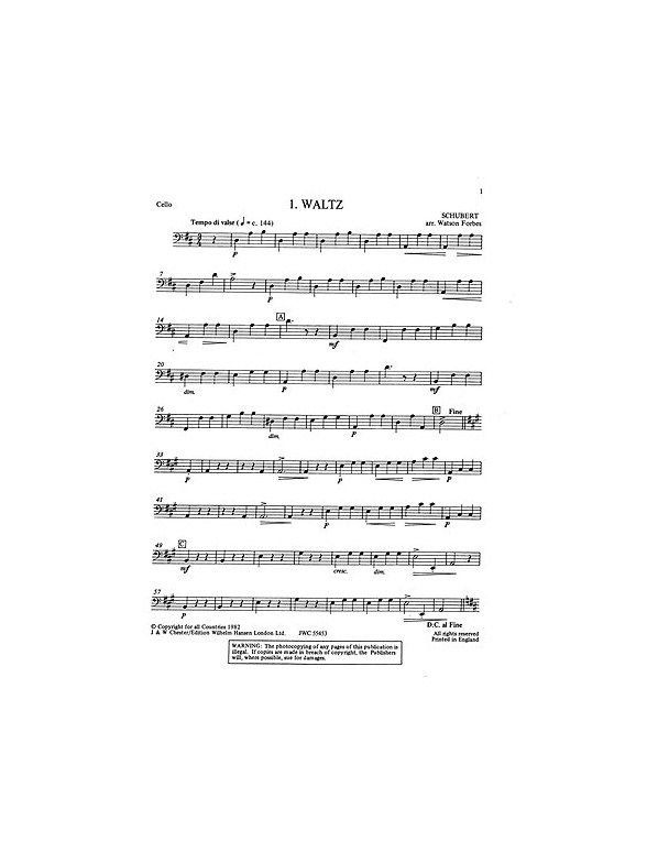 W. Forbes: Easy String Quartets Book 2 (Parts Only)