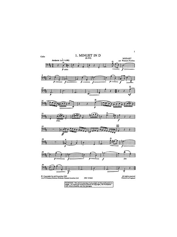 W. Forbes: Easy String Quartets Book 3 (Parts Only)