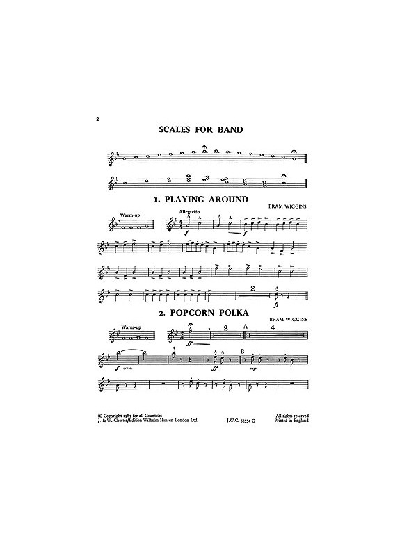 B. Wiggins: Bandstand Easy Book 1 (Concert Band Oboe)