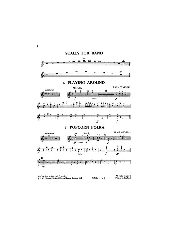 B. Wiggins: Bandstand Easy Book 1 (Concert Band Tenor Saxophone)