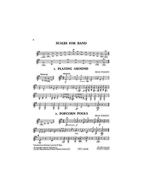 B. Wiggins: Bandstand Easy Book 1 (Concert Band Baritone Sax/Eb Bass)