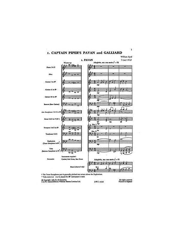 B. Wiggins: Bandstand Moderately Easy Book 1 (Wind Band Score)