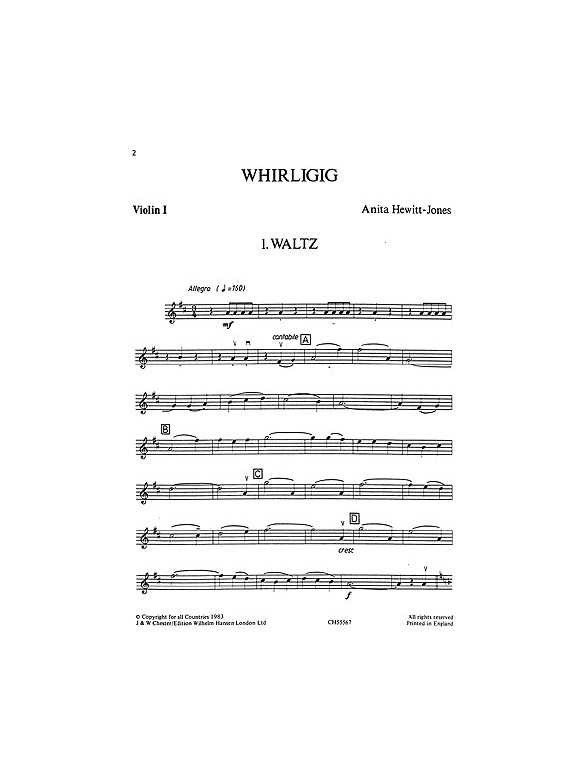Playstrings Easy No 5 Whirligig (Hewitt-Jones)