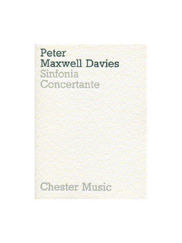 Peter Maxwell Davies: Sinfonia Concertante (Miniature Score)