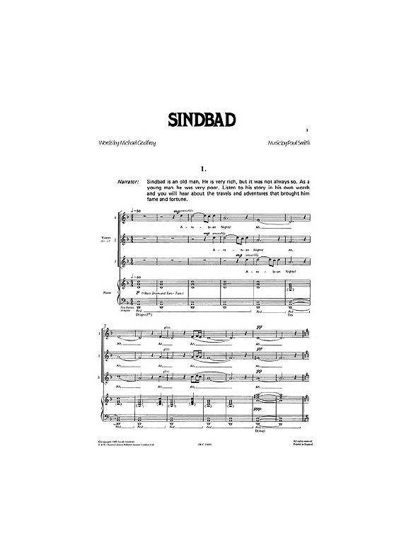 Sindbad Vocal Score