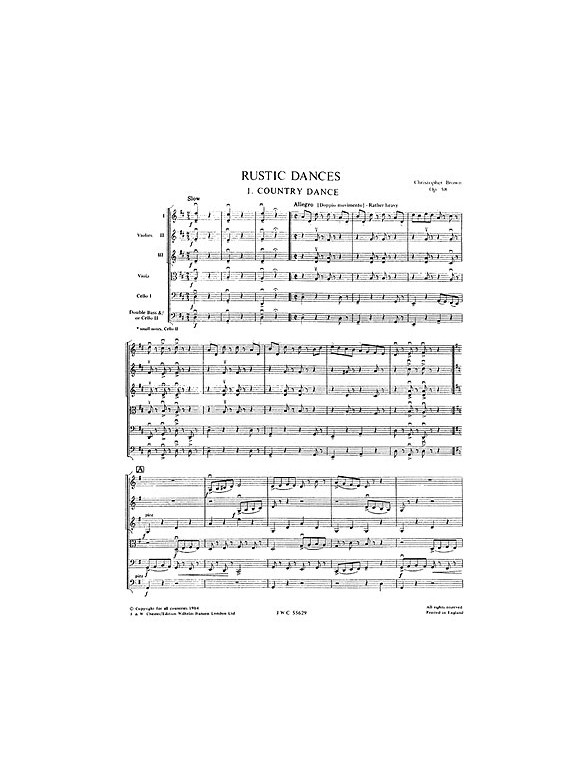 Playstrings Moderately Easy No. 10 Rustic Dances (Brown)