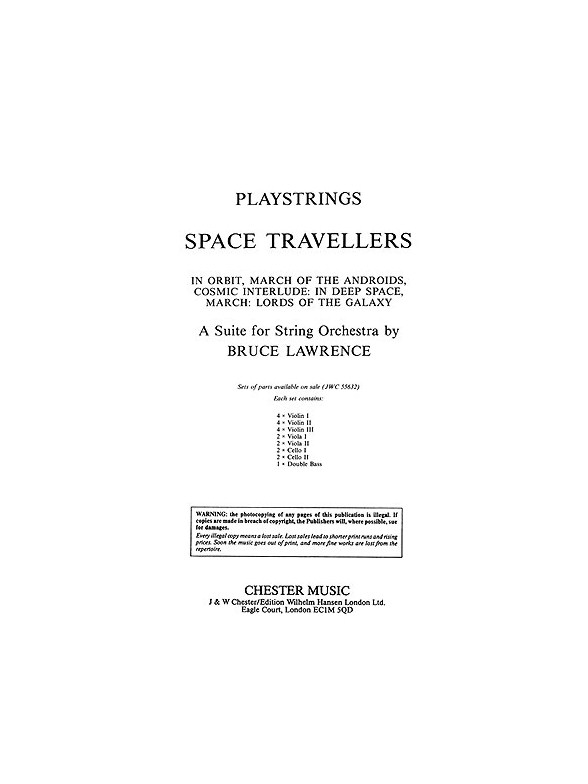Playstrings Easy No. 7 Space Travellers (Lawrence)