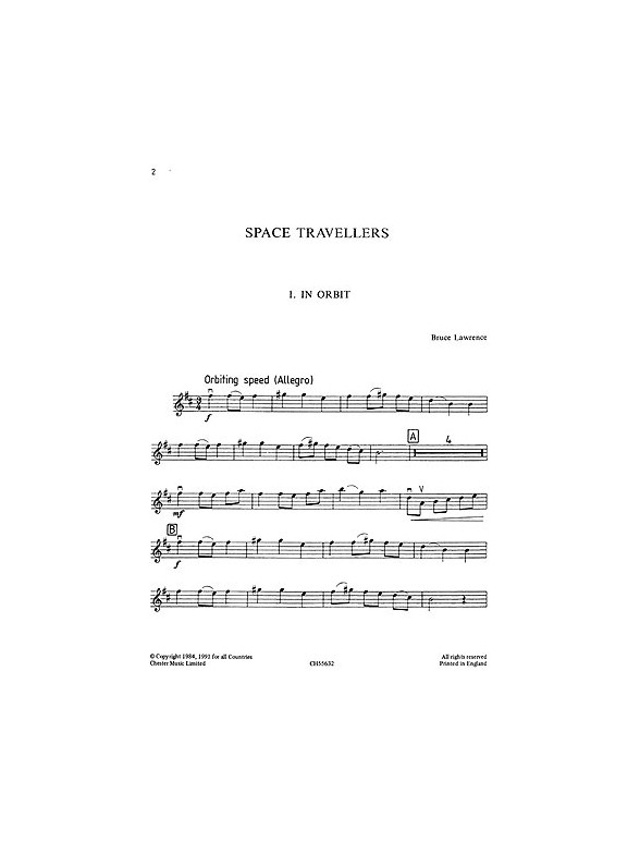 Playstrings No. 7 Bruce Lawrence: Space Travellers