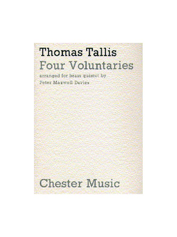 Thomas Tallis/Peter Maxwell Davies: Four Voluntaries