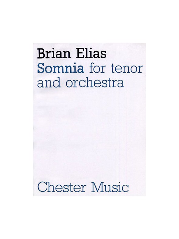 Brian Elias: Somnia (Score)