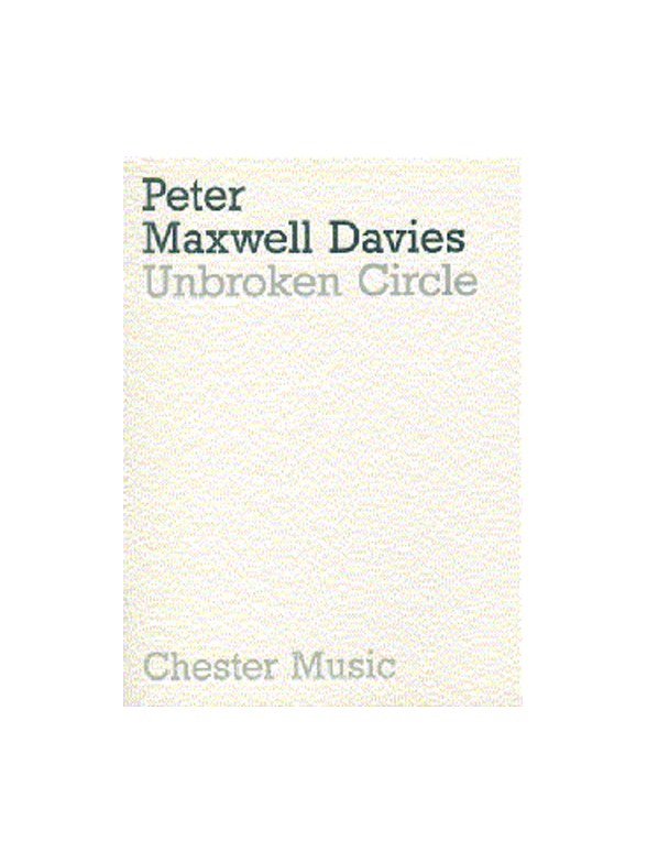Peter Maxwell Davies: Unbroken Circle (Miniature Score)