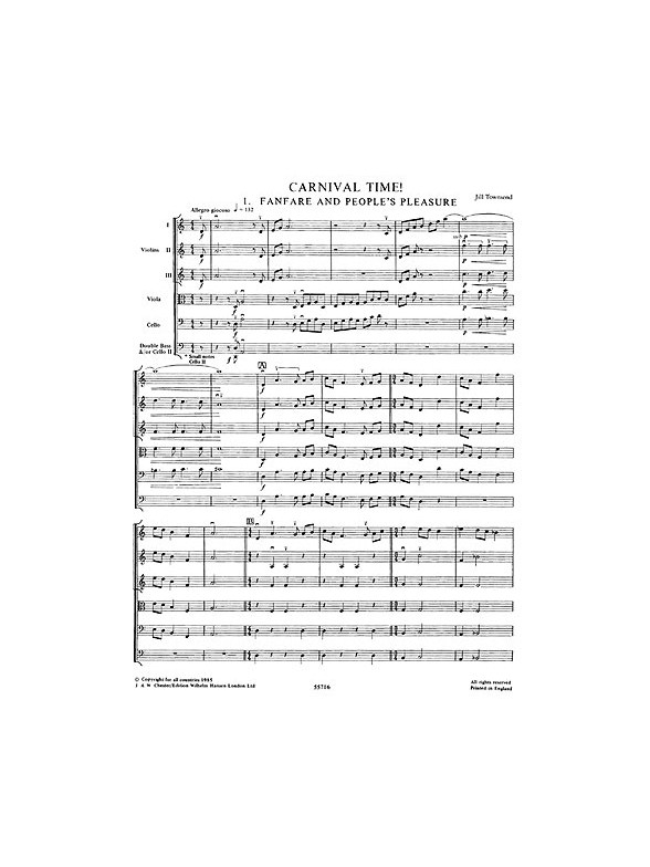 Playstrings Moderately Easy No. 11 Carnival Time (Townsend)