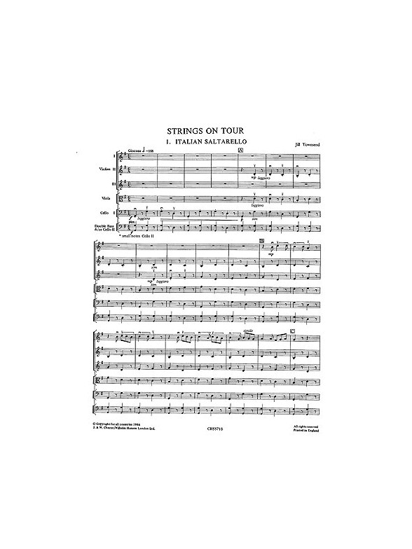 Playstrings Moderately Easy No. 13 Strings On Tour (Townsend)