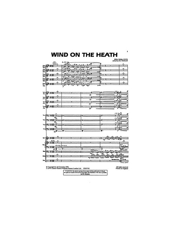 Big Band Jazz No. 1 Gibbs: Wind On The Heath