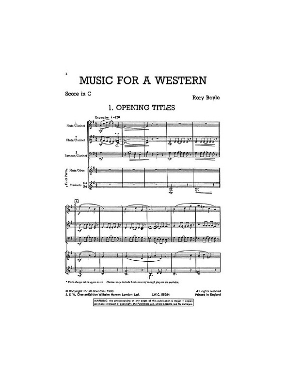 Mixed Bag No.29: Rory Boyle - Music For A Western