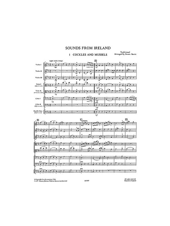 Playstrings Easy No. 12: Sounds From Ireland Score