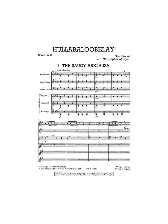 Mixed Bag No.30: Christopher Morgan - Hullabaloobelay! (Score/Parts)