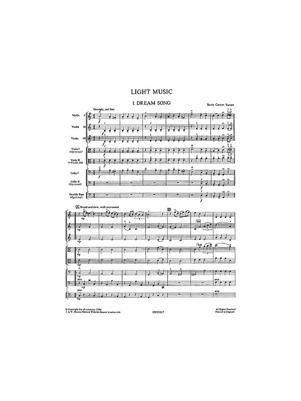 Playstrings Easy No.13 Light Music (Score)