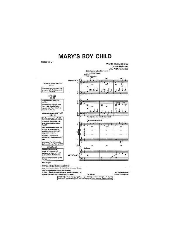 Kaleidoscope: Mary?s Boy Child