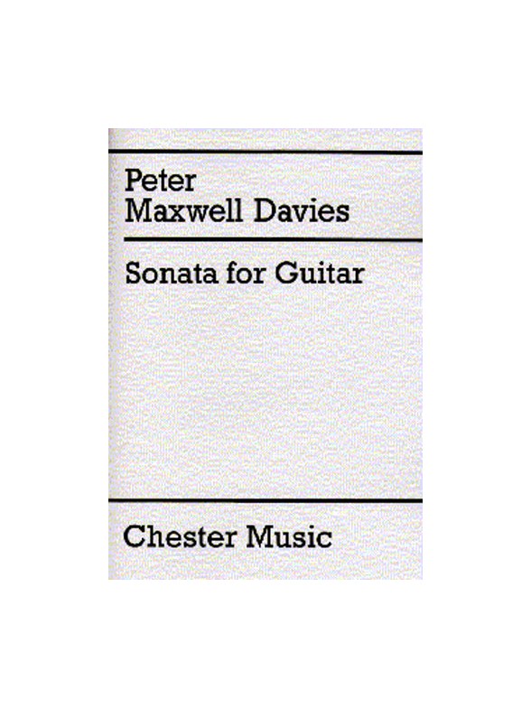 Peter Maxwell Davies: Sonata For Guitar