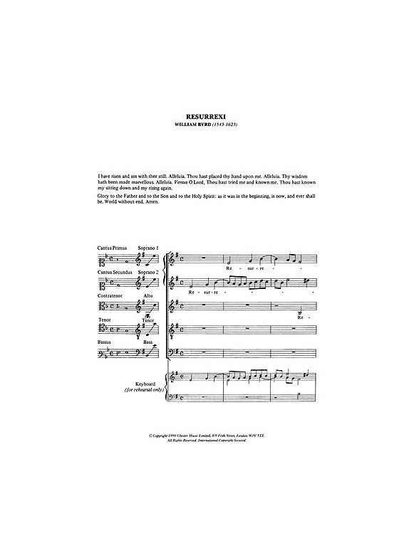 Renaissance Masters Motets 1: Byrd - The Easter Propers