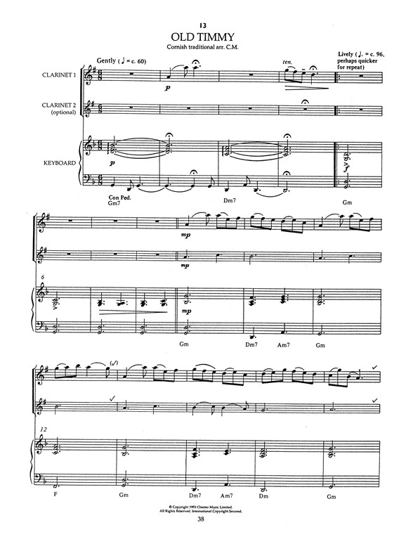 Take Up The Clarinet Repertoire Book 2