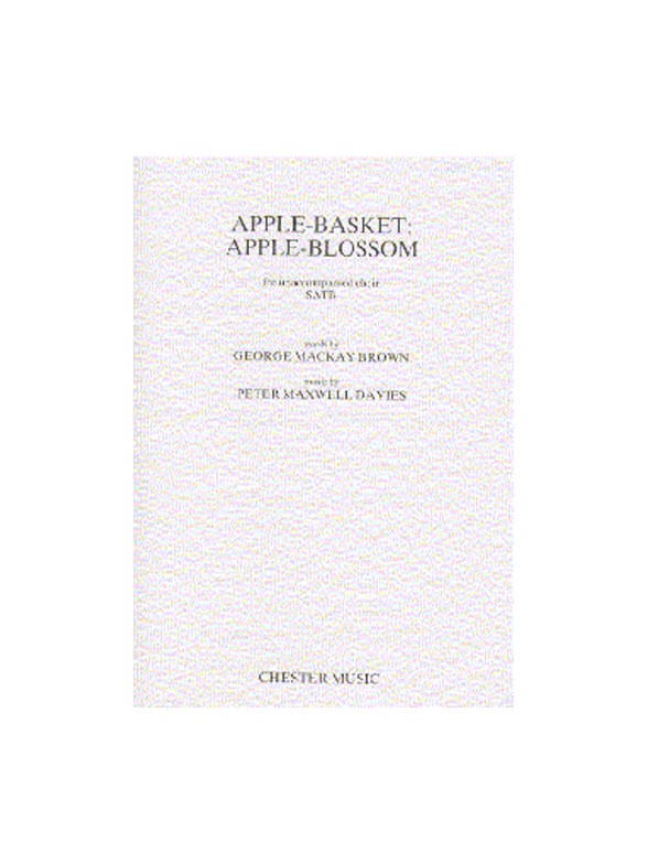 Peter Maxwell Davies: Apple-Basket, Apple-Blossom