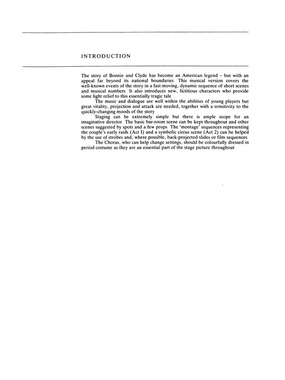 Alan Jones: Bonnie And Clyde (Script)
