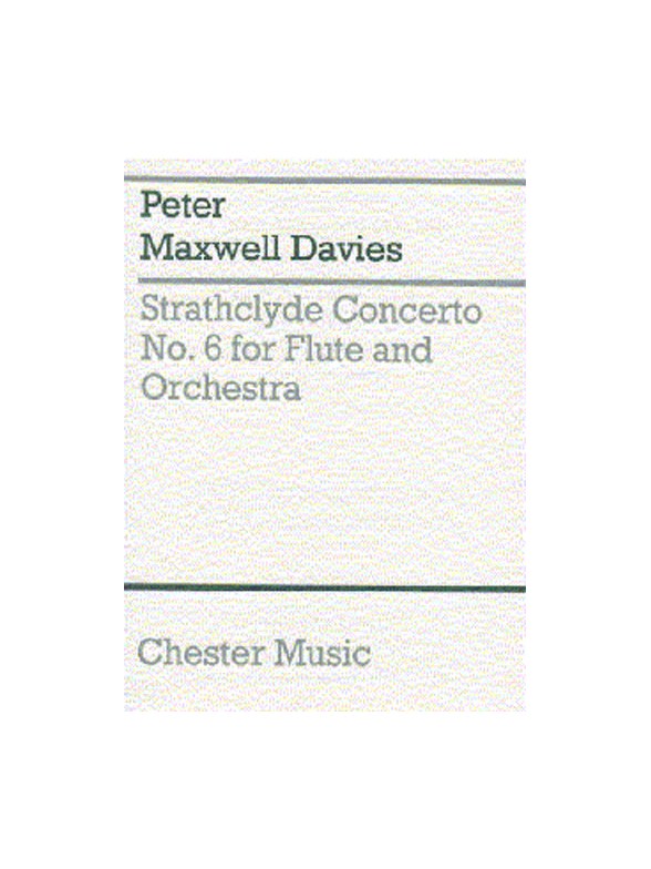 Peter Maxwell Davies: Strathclyde Concerto No. 6 (Miniature Score)