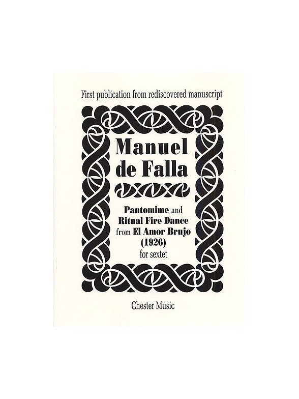 Manuel De Falla: Pantomime And Ritual Fire Dance (Score)