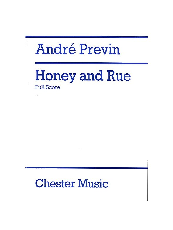 Andre Previn: Honey And Rue (Full Score)