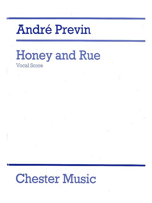 Andre Previn: Honey And Rue (Vocal Score)