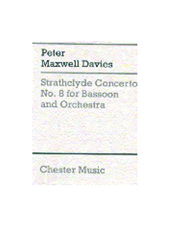 Peter Maxwell Davies: Strathclyde Concerto No. 8 (Miniature Score)