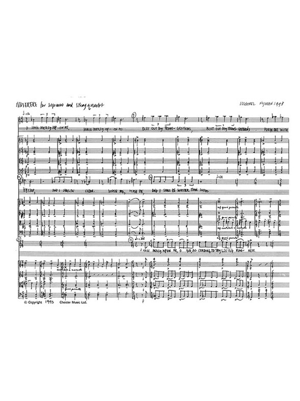 Nyman: Miserere