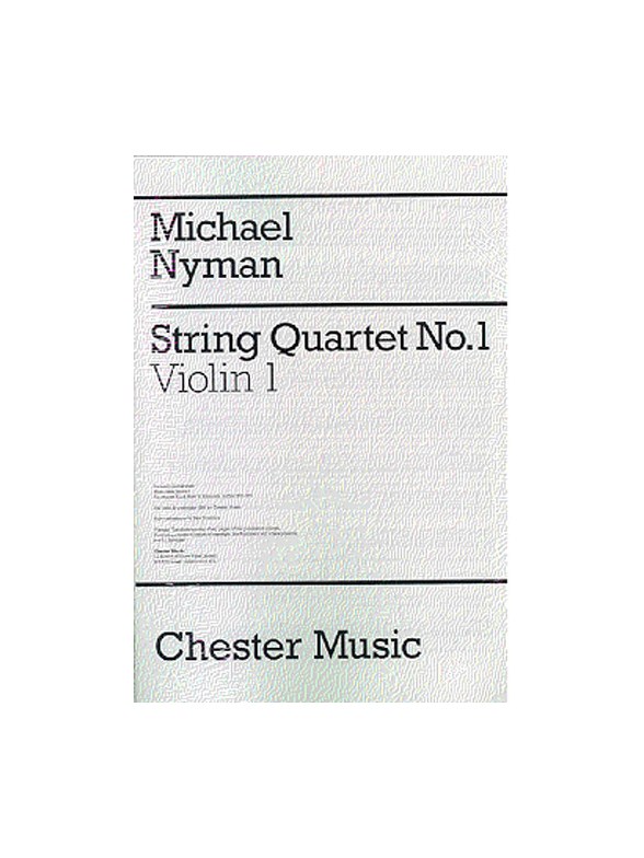 Michael Nyman: String Quartet No. 1 Parts